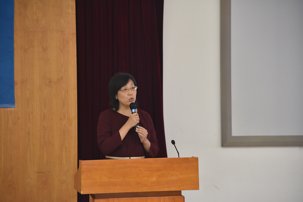 学院党委书记刘娟老师讲话